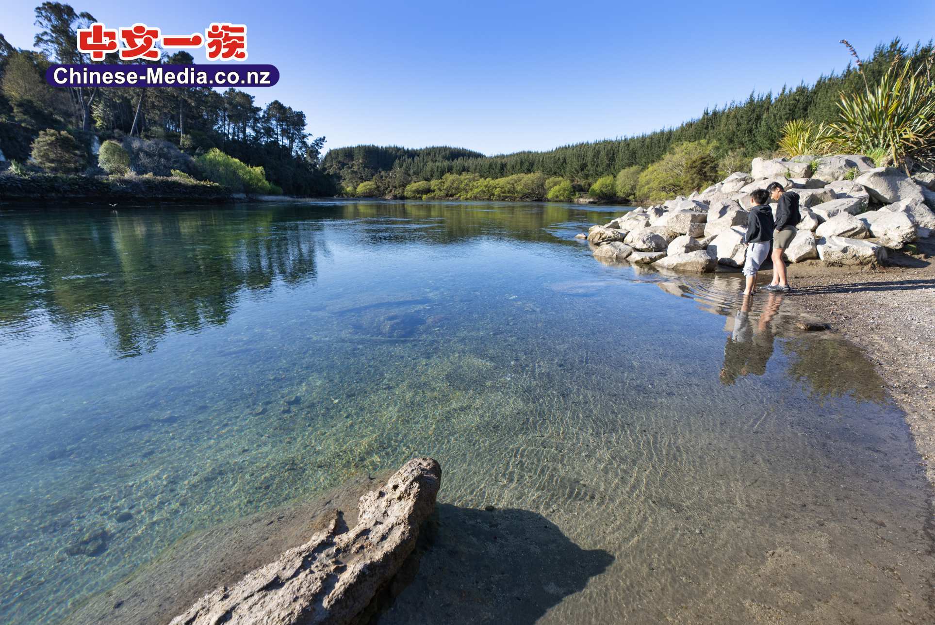 Otumuheke Stream 泡溫泉 Spa Thermal Park 溫泉公園 Taupo Huka Falls Walkway   中文一族傳媒新西蘭旅遊景點