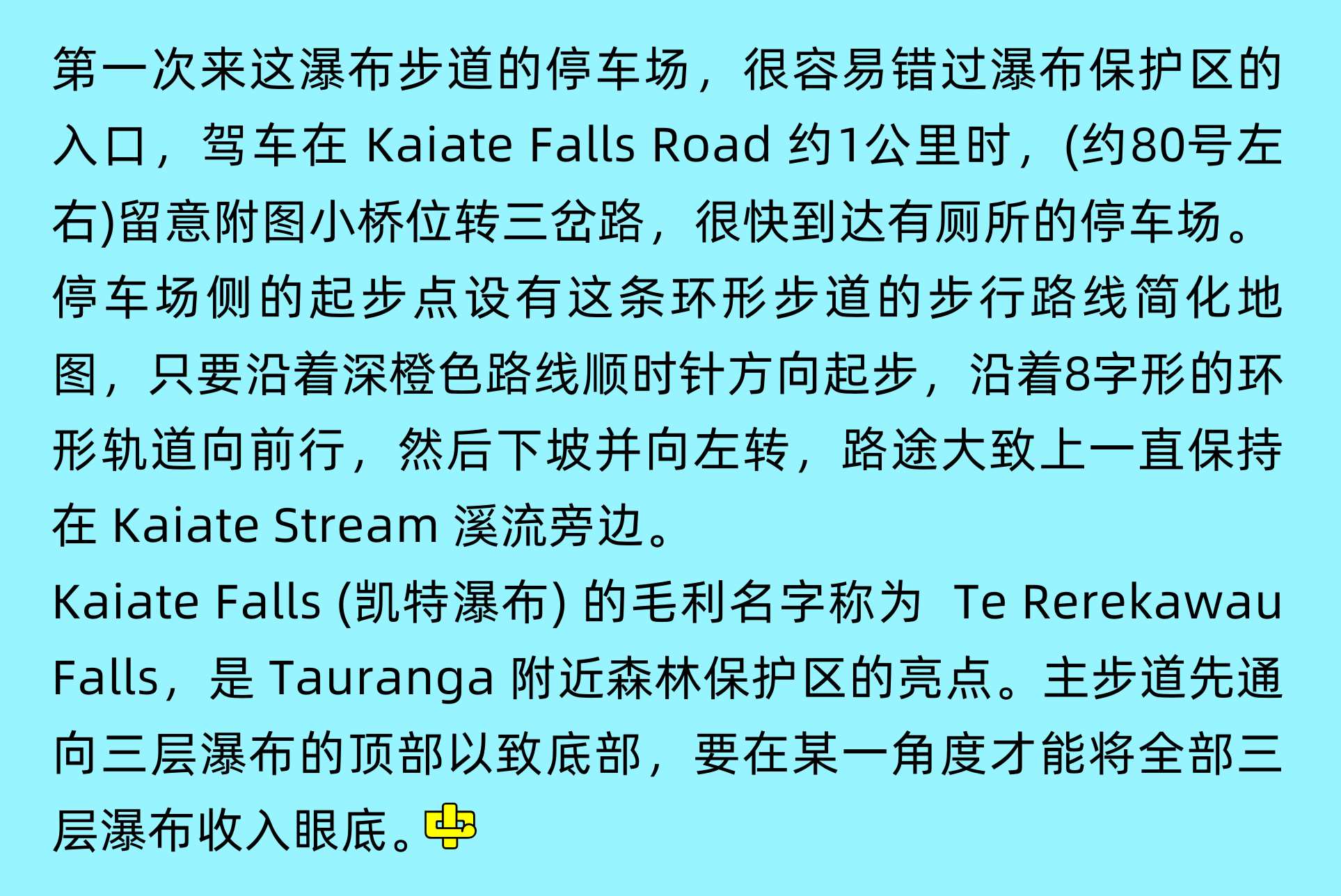 Tauranga 陶朗加 Kaiate Falls 凱特瀑布  中文一族傳媒新西蘭旅遊景點